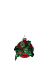 The Home Studio Christmas Hanging Bauble, Red