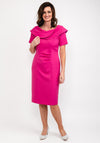 Coco Doll Merri Pencil Shape Midi Dress, Pink