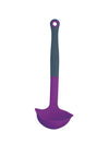 Colourworks Soft Touch Silicone Multi Ladle, Purple