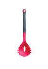 Colourworks Soft Touch Silicone Headed Multi Pasta Server, Pink