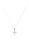 Kurate Heart Cross Communion Necklace, Silver