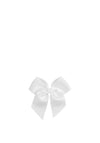 Condor Girl Bow Alligator Clip, White