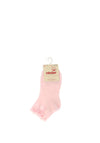 Condor Baby Satin Ribbon Sock, Pink