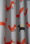 Cosatto Kids Mister Fox 66 x 72 Pencil Pleat Curtains, Grey