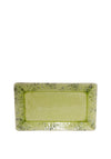 Costa Nova Maderia Rectangular Tray, Lemon Green
