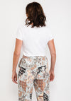 Costamani Boho Tribal Felt T-Shirt, White