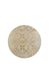 Creative Tops Gold Impressions Set of 4 Round Placemats