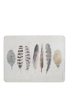 Creative Tops Feathers Set of 6 Placemats, Multi