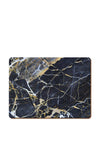 Creative Top Set of 6 Cork Backed Placemats, Navy Marble