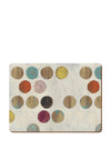 Creative Top Set of 6 Cork Backed Placemats, Retro Spot