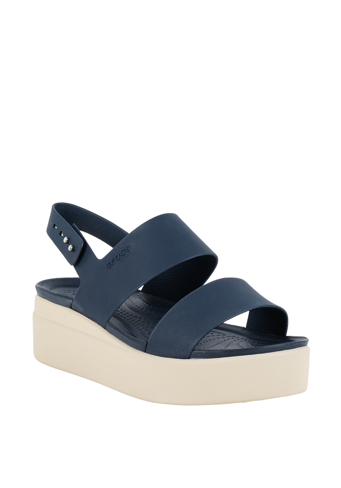Crocs Brooklyn Low Wedge, Navy
