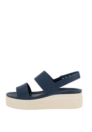Crocs Brooklyn Low Wedge, Navy