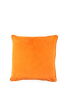 Fullshire Feather Filled Velvet Cushion, Orange