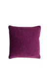 Fullshire Feather Filled Velvet Cushion, Plum