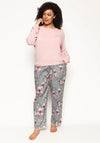 Cyberjammies Jessica Knit Slouch Pyjama Top, Pink