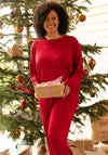 Cyberjammies Windsor Slouch Jersey Pyjama Top, Red