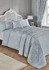 Dreams & Drapes Imelda Woven Rich Duvet Cover, Duck Egg