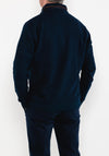 Daniel Grahame Drifters Half Zip Sweatshirt, Navy