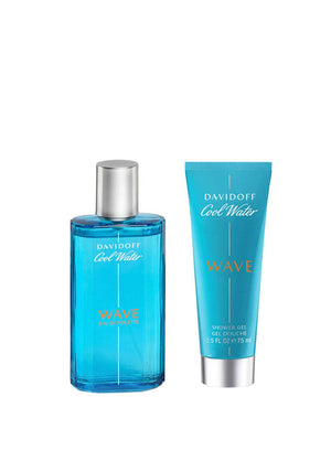 Davidoff Cool Water Wave Eau De Toilette Gift Set, 75ml