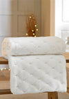 Deyongs Dakota Luxury Faux Fur Throw, Cream