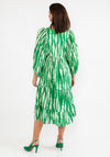 d.e.c.k. by Decollage One Size Print Smock Dress, Green
