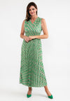 d.e.c.k. by Decollage One Size Glitter Maxi Dress, Green