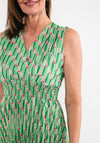 d.e.c.k. by Decollage One Size Glitter Maxi Dress, Green