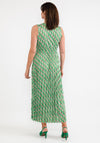 d.e.c.k. by Decollage One Size Glitter Maxi Dress, Green