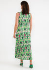 d.e.c.k. by Decollage One Size Glitter Maxi Dress, Green Multi