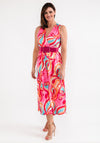 d.e.c.k. by Decollage One Size Swirl Maxi Dress, Pink