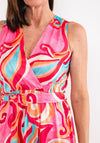 d.e.c.k. by Decollage One Size Swirl Maxi Dress, Pink