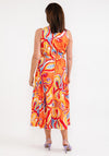 d.e.c.k. by Decollage One Size Swirl Maxi Dress, Orange