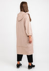 d.e.c.k. by Decollage One Size Long Jersey Jacket, Beige