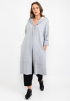d.e.c.k. by Decollage One Size Long Jersey Jacket, Grey