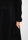 d.e.c.k. by Decollage Curved Hem Dress, Black