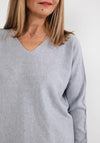 d.e.c.k. by Decollage One Size Knit Jumper, Light Grey