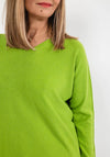 d.e.c.k. by Decollage One Size Knit Jumper, Light Green