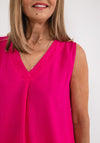 d.e.c.k. by Decollage One Size Vest Top, Fuchsia