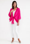 d.e.c.k. by Decollage One Size Wrap Layer Top, Fuchsia