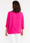 d.e.c.k. by Decollage One Size Wrap Layer Top, Fuchsia