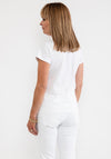 d.e.c.k. by Decollage Sequin Star T-Shirt, White & Green