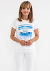 d.e.c.k. by Decollage Sequin Star T-Shirt, White & Blue