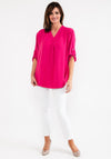 d.e.c.k. by Decollage One Size Blouse, Fuchsia