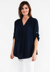 d.e.c.k. by Decollage One Size Blouse, Navy