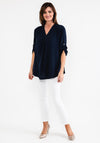 d.e.c.k. by Decollage One Size Blouse, Navy