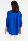 d.e.c.k. by Decollage One Size Blouse, Royal Blue