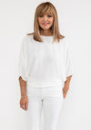 d.e.c.k. by Decollage One Size Keyhole Back Top, Off White