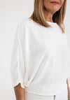 d.e.c.k. by Decollage One Size Keyhole Back Top, Off White