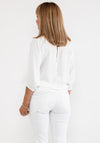 d.e.c.k. by Decollage One Size Keyhole Back Top, Off White