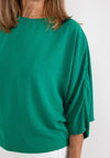 d.e.c.k. by Decollage One Size Keyhole Back Top, Green